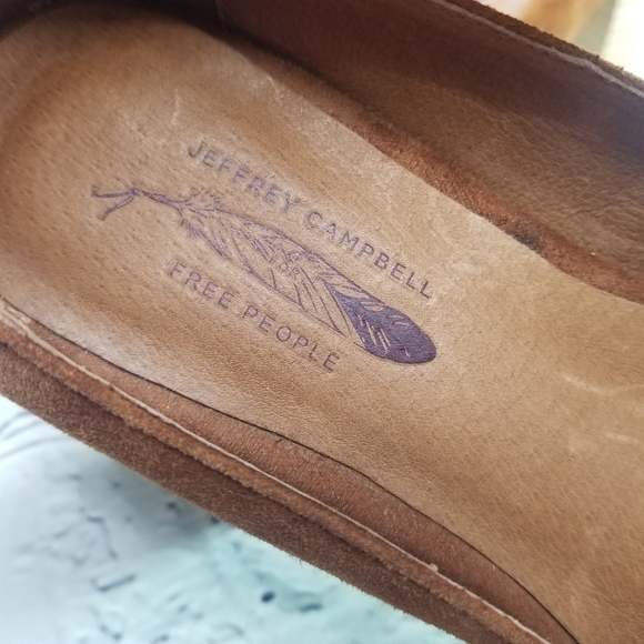 Jeffrey Campbell x Free People Delta ankle strap suede heels - Picture 8 of 11